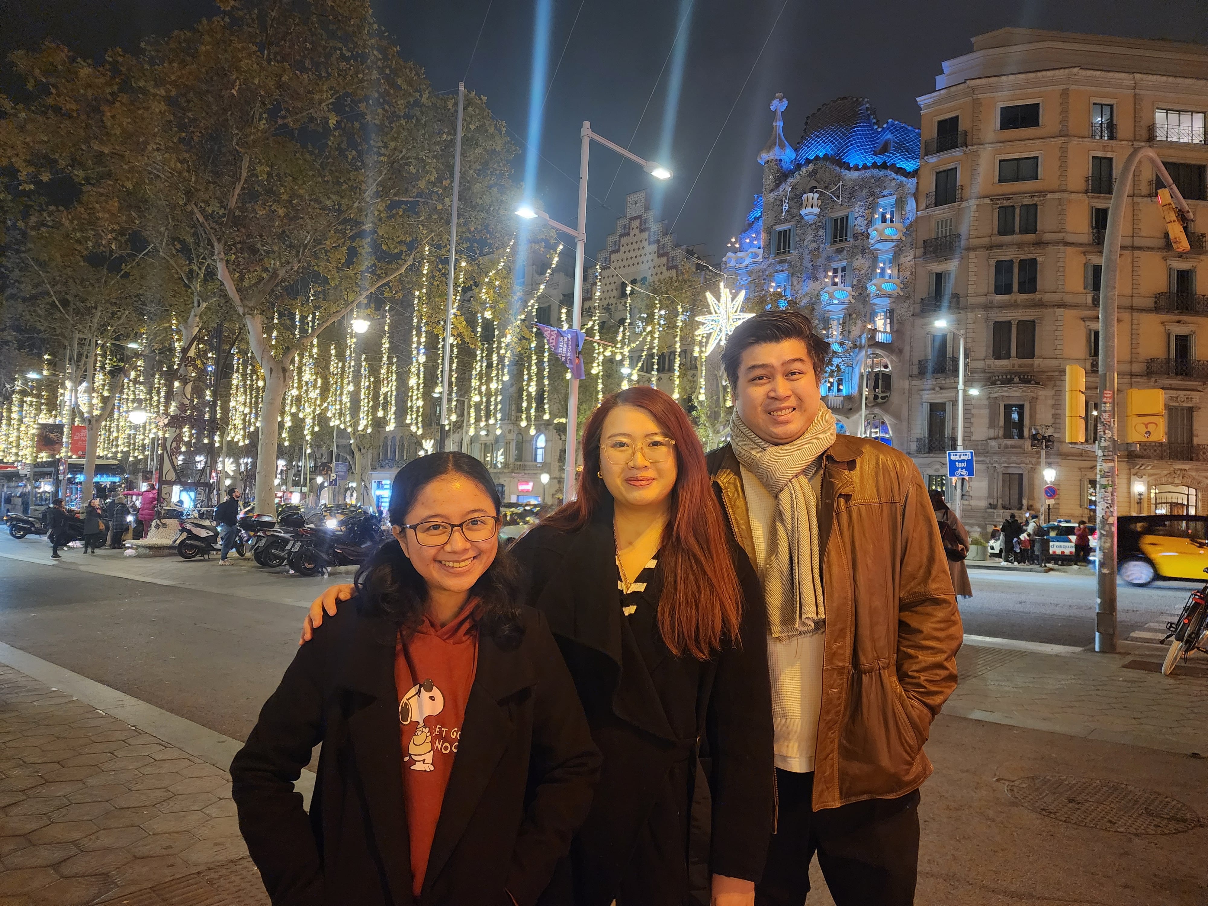 Picture of the Team of Filipinas Abroad: Lauren, Isabella and Steven